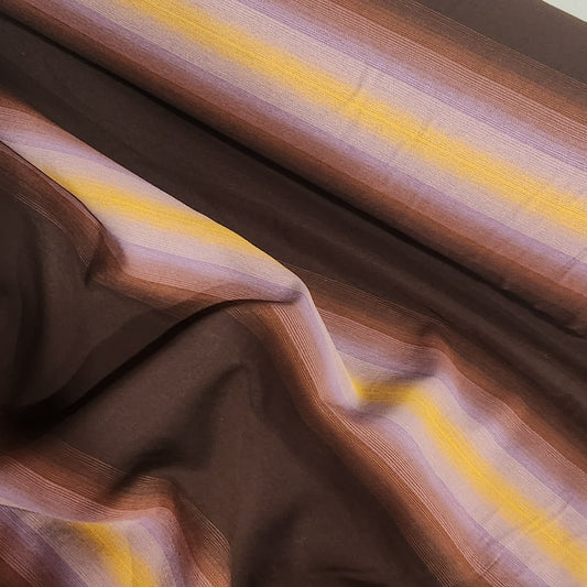 Winter sunset viscose twill