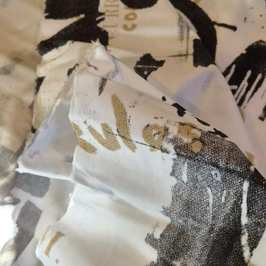 Collage cotton shirting