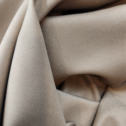 Biscuit viscose Twill Suiting