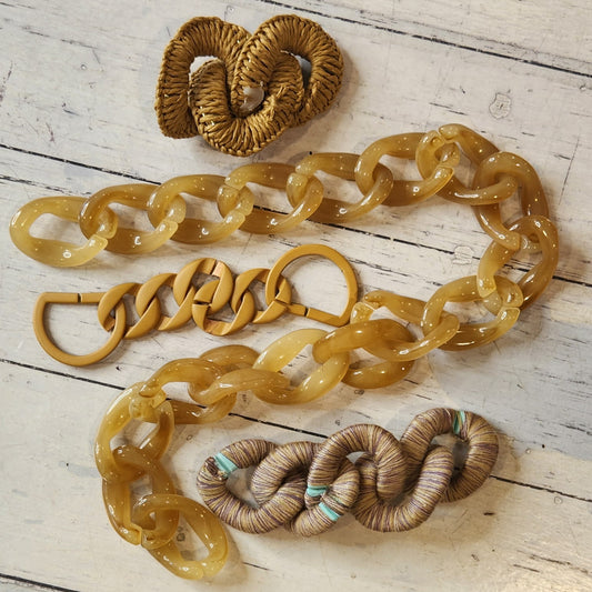 Collection of metal and plastic embellishments