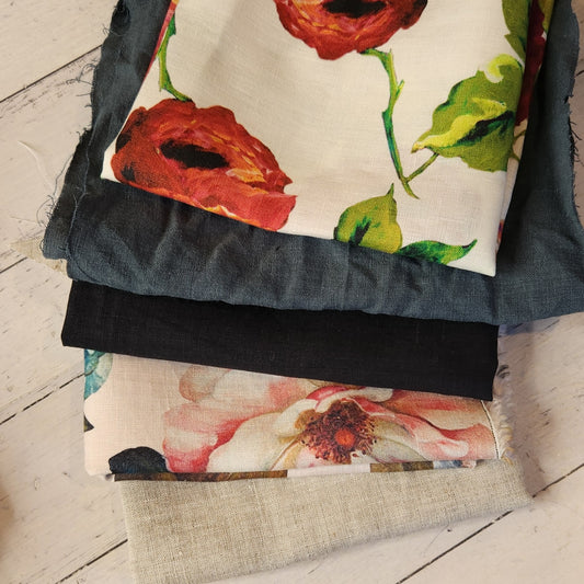 3. 5 pieces assorted linen