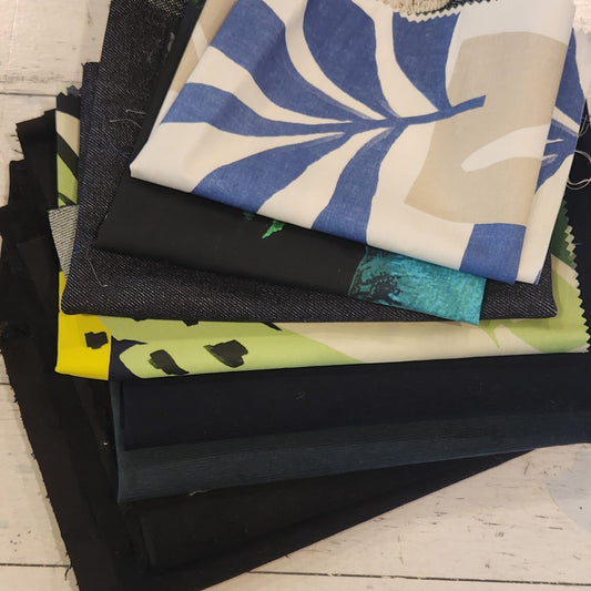 40. 7 pieces assorted corduroy cotton and denim