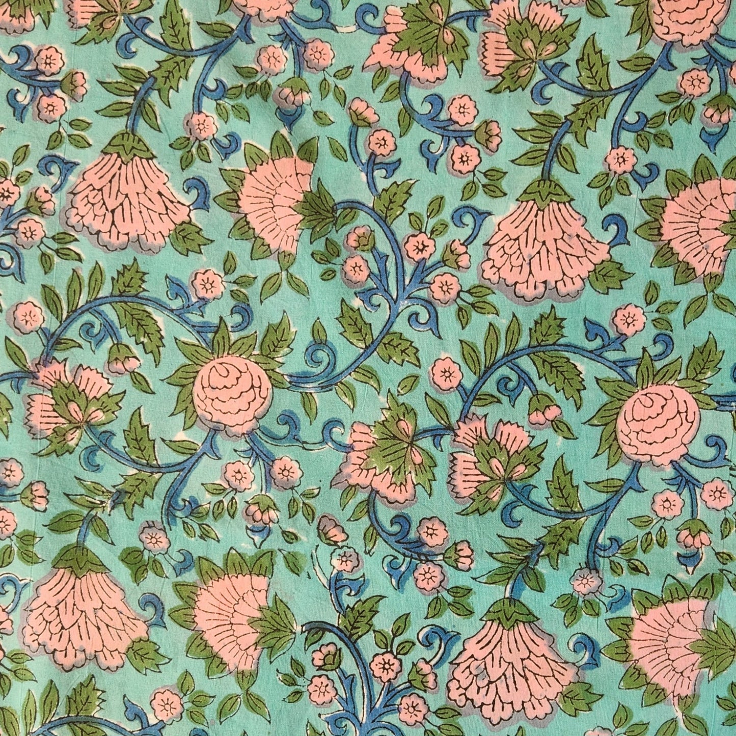 1.2m Kaveri block print cotton voile