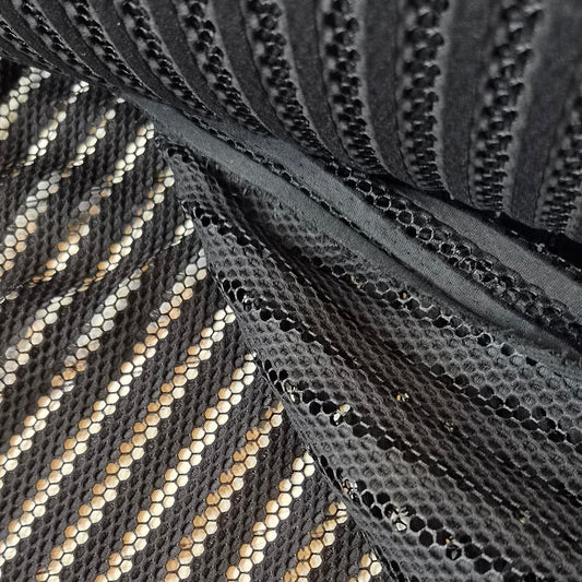 Samantha textured 3D stripe mesh