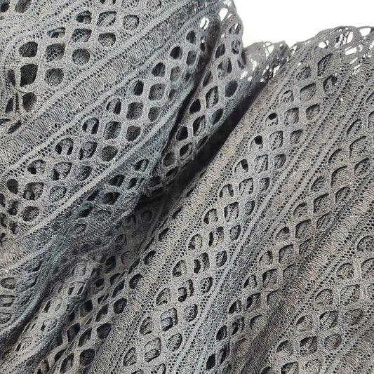 2.8mx90cm Black lace mesh