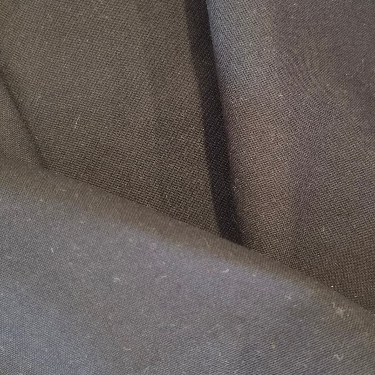 1m Black cotton homespun