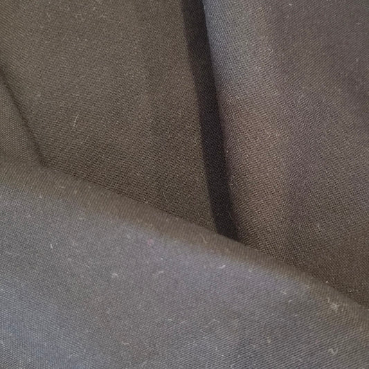1m Black cotton homespun