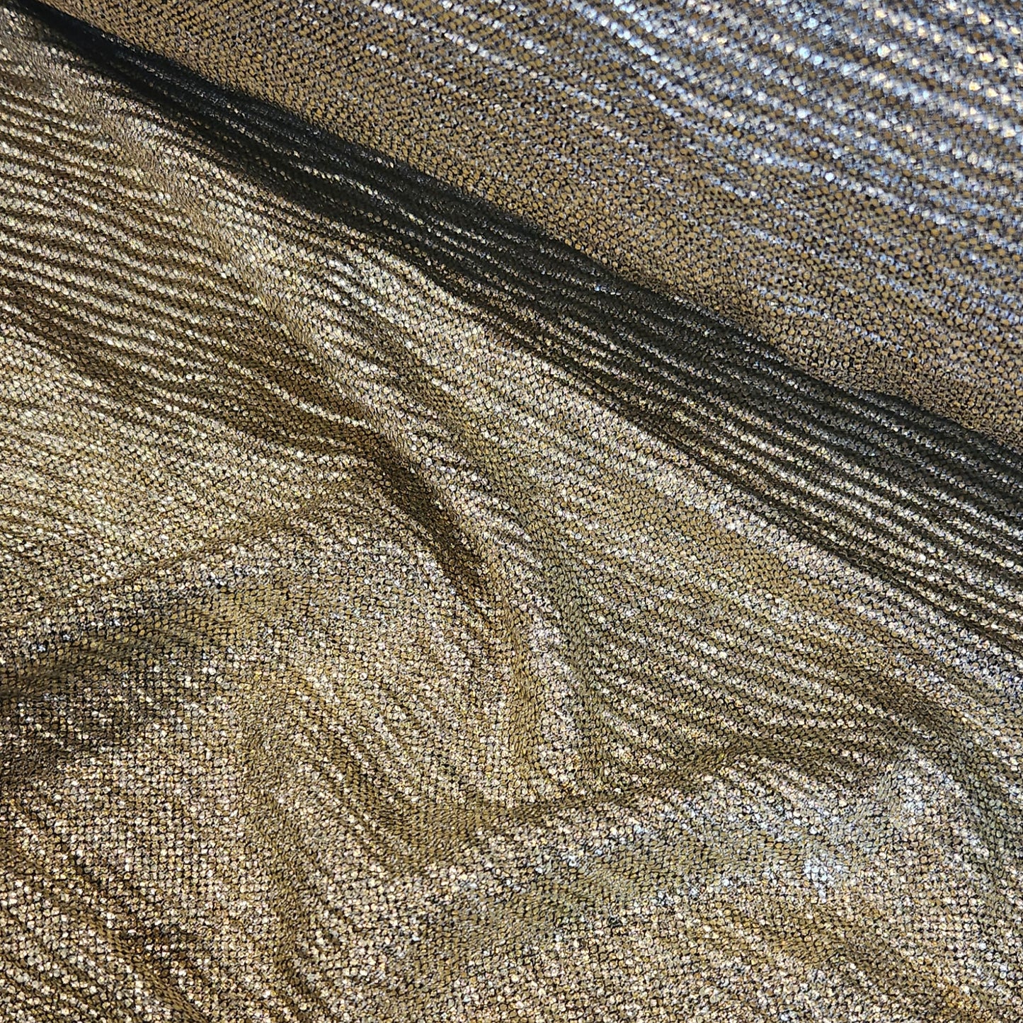 Gold lurex jersey knit