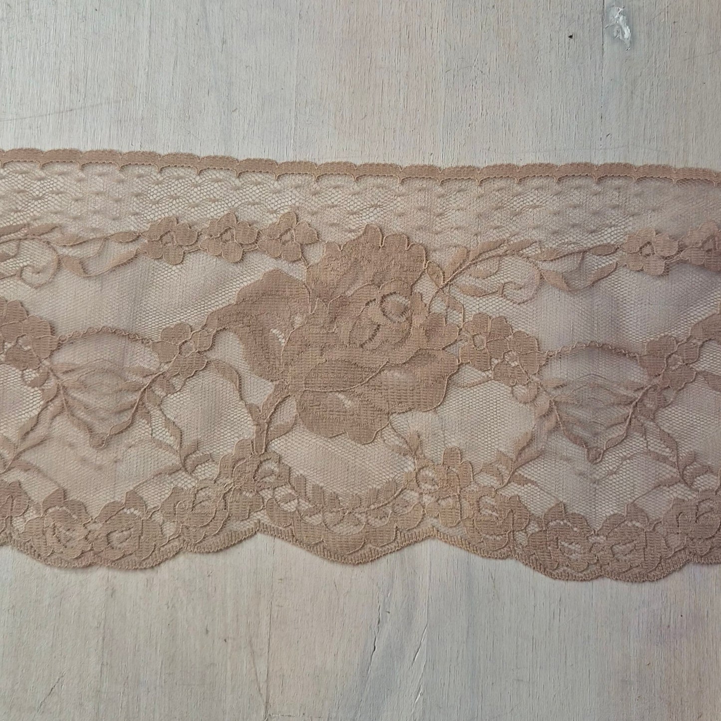 Josephine mocha dyed lace