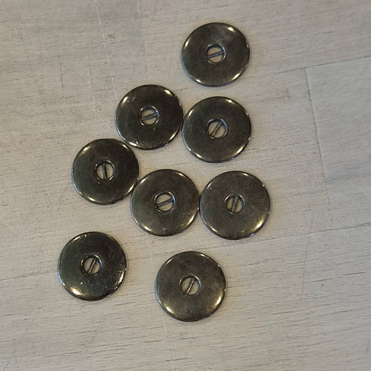 Tarnished flat disc large