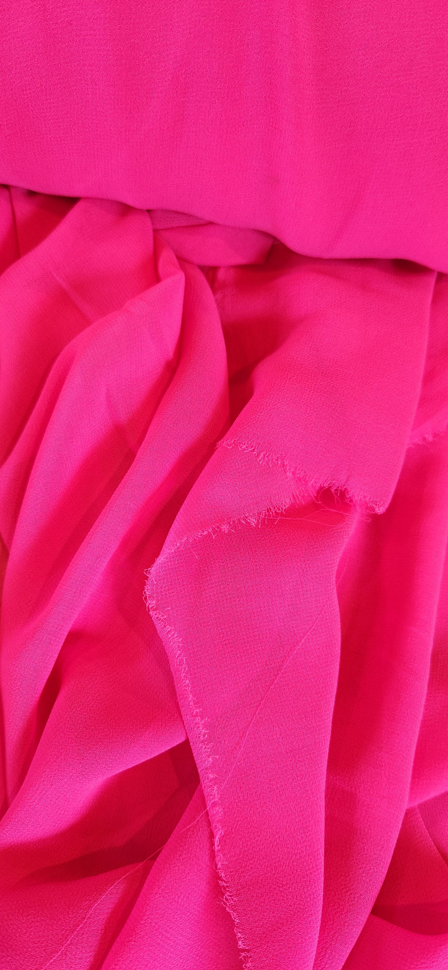 Bright pink  georgette