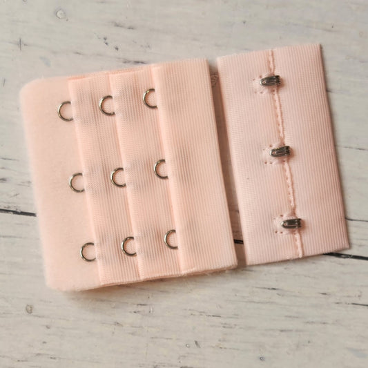 Peach 55mm 3 Hook Bra Back