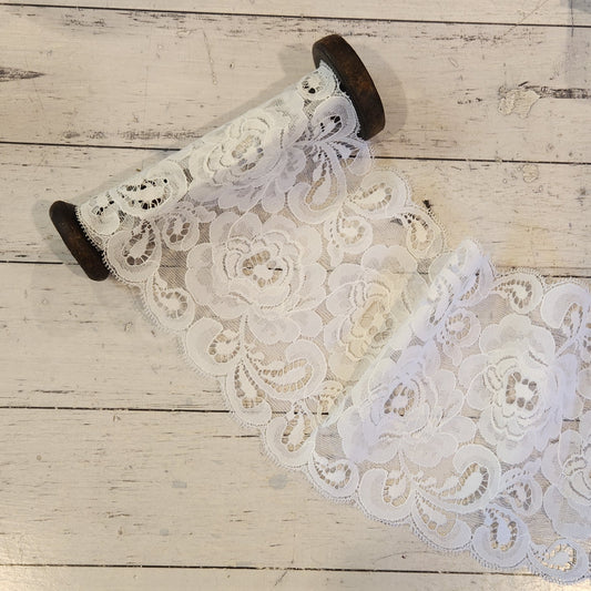 Snow rose lace