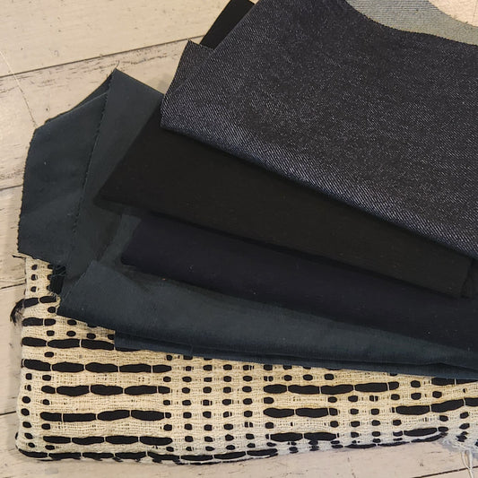 39. 7 pieces assorted corduroy cotton and denim
