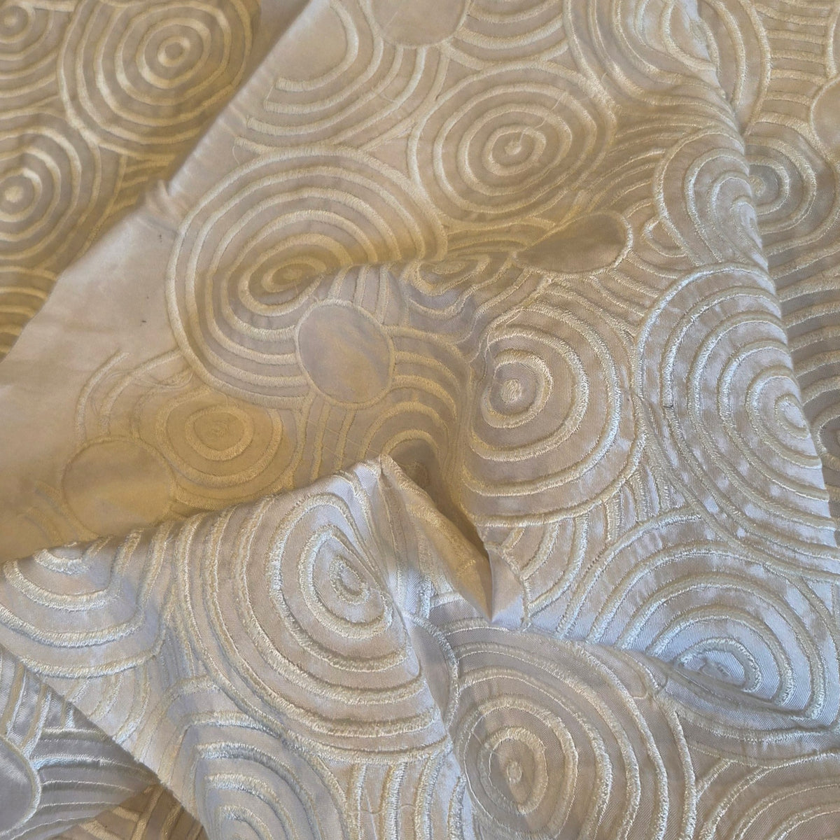 Georgio Armani silk dupion circles