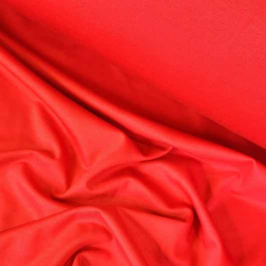 Fire engine red  lightweight ponte