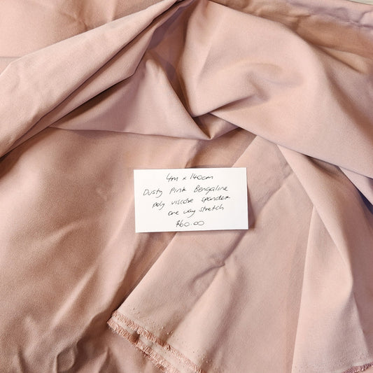 4m Dusty pink bengaline