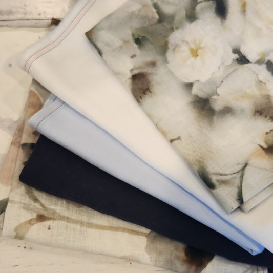 25. 5 pieces assorted linen