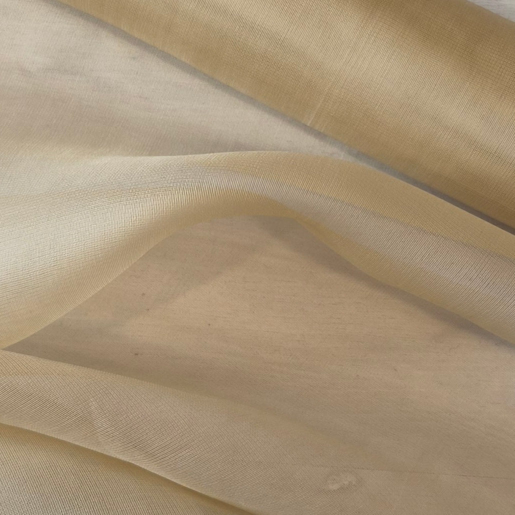 Honey bees organza silk gauze