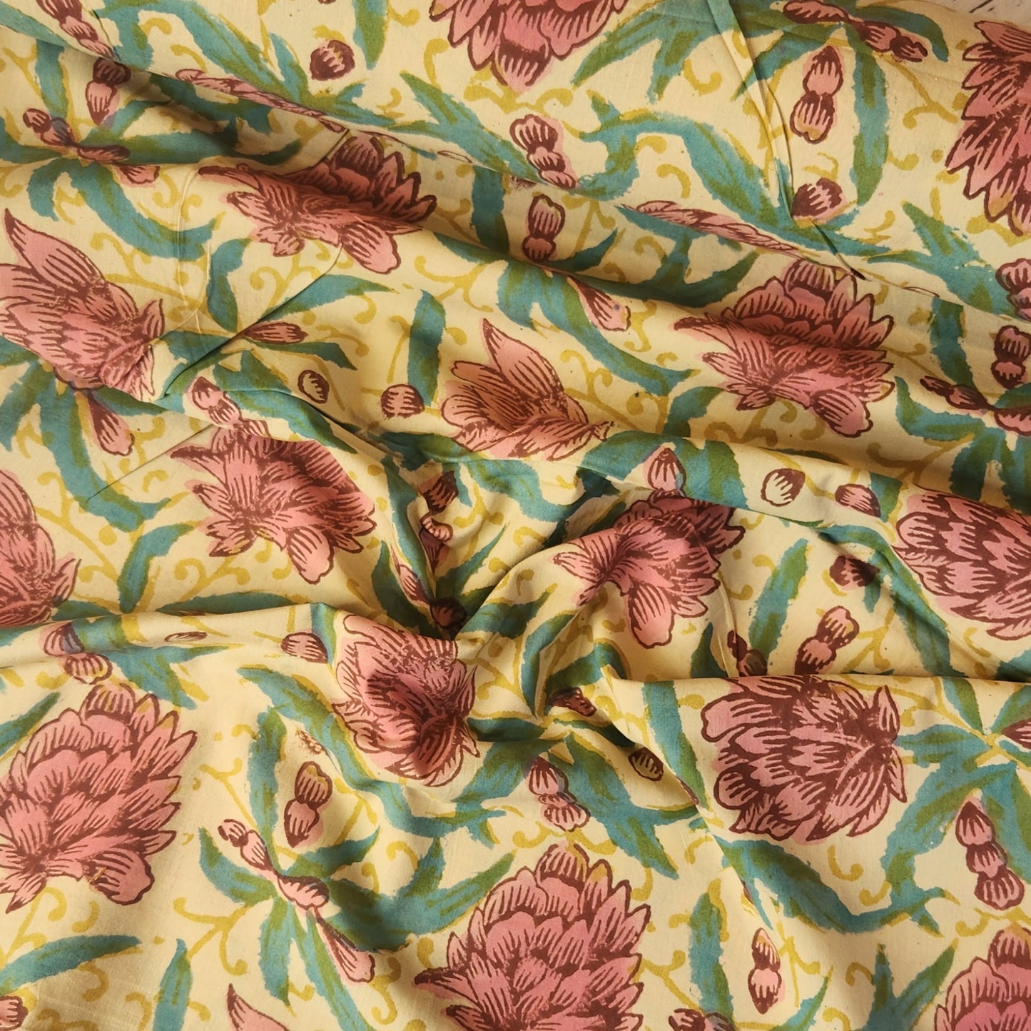 Mahira block print cotton voile
