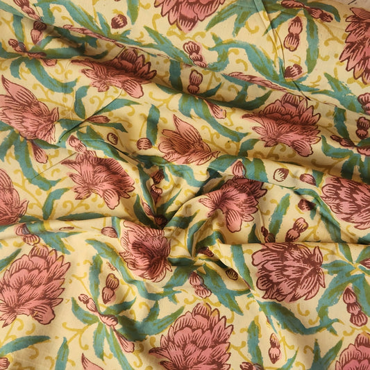 Mahira block print cotton voile
