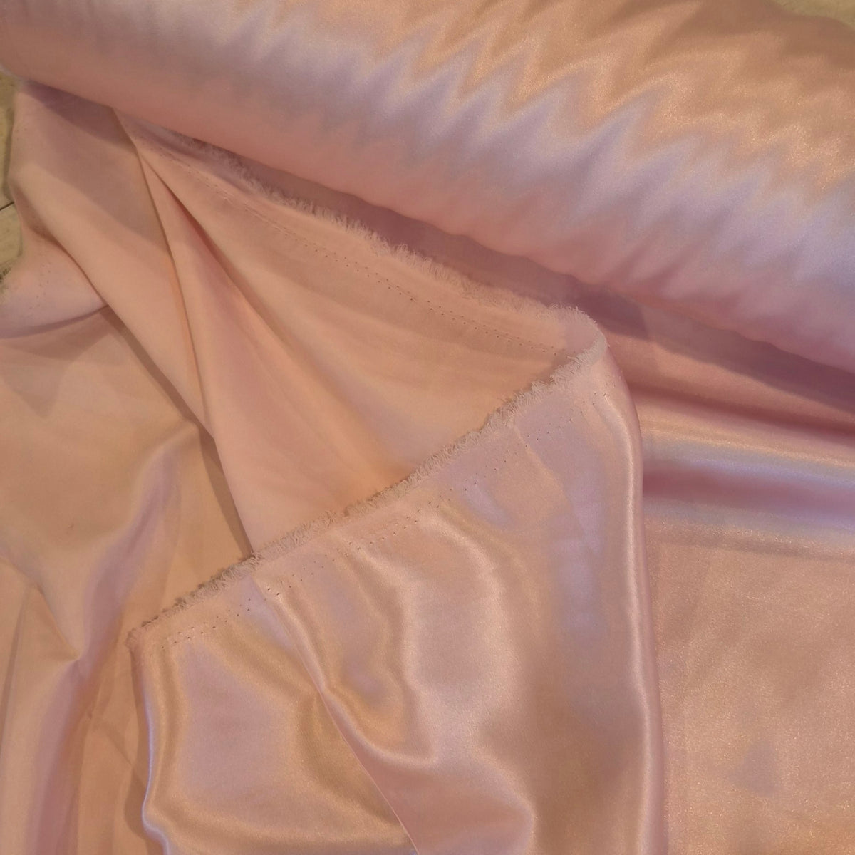 Ice pink satin