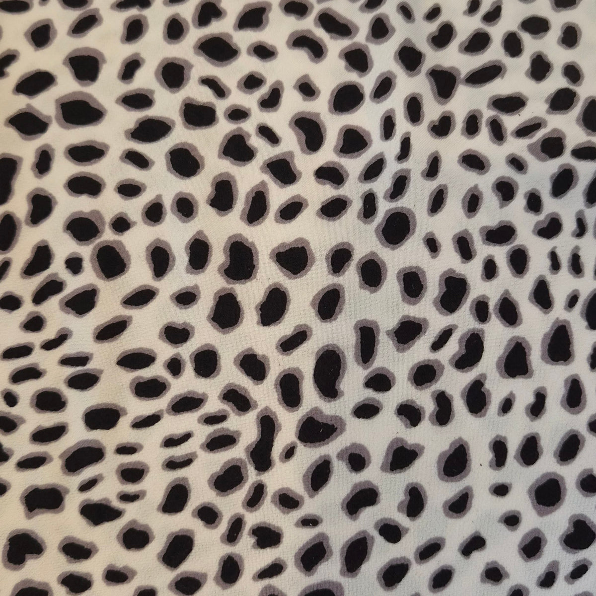 Snow leopard jersey knit