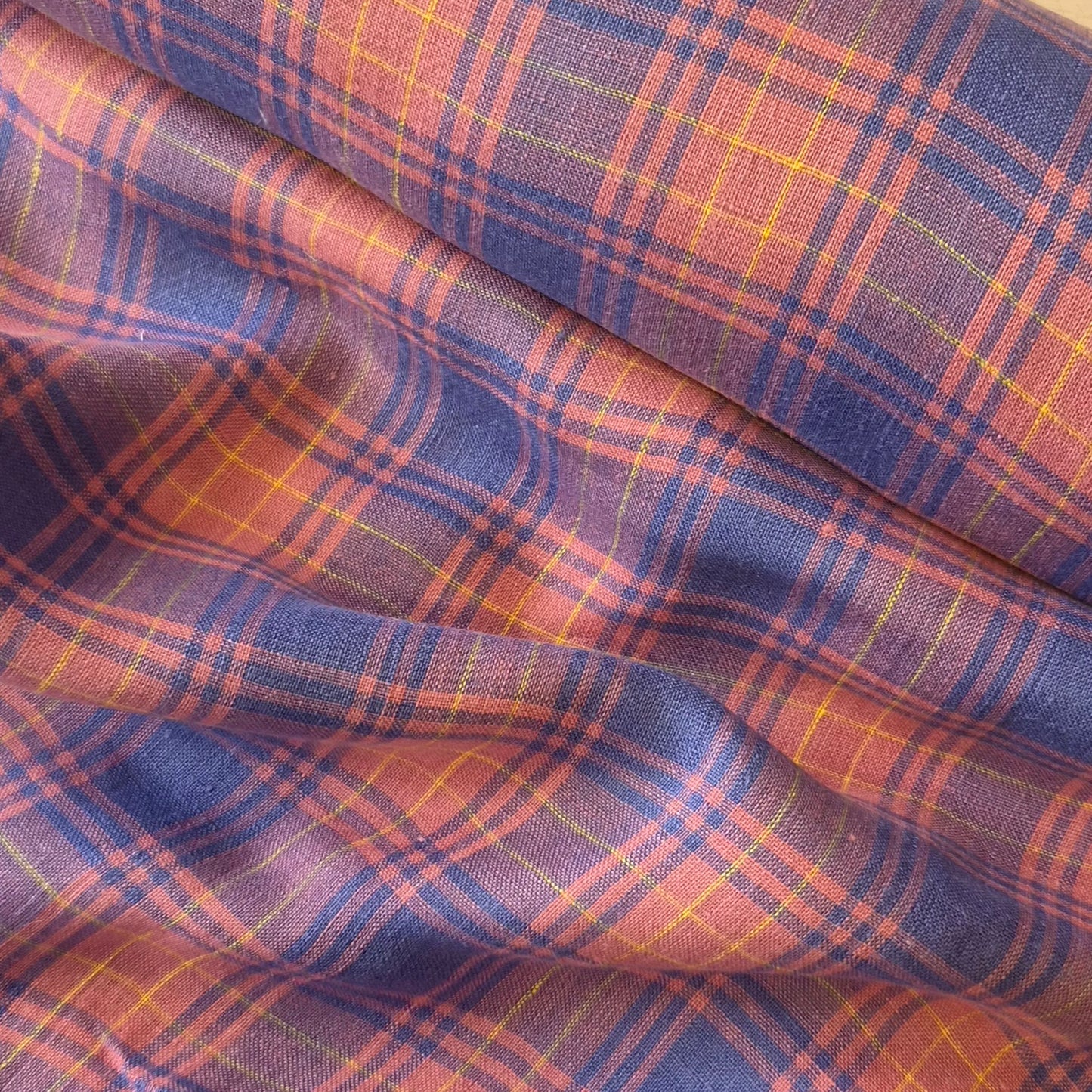 Plaid picnic linen gauze