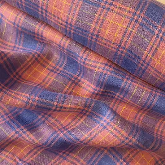 Plaid picnic linen gauze