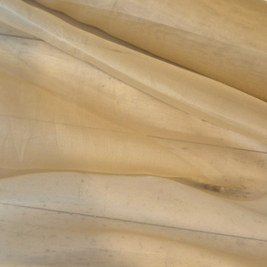 Burnt honey Silk Organza