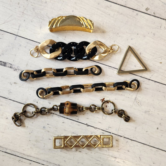 15. Collection of metal embellishments