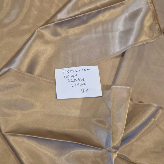 1.50cm Honey acetate lining