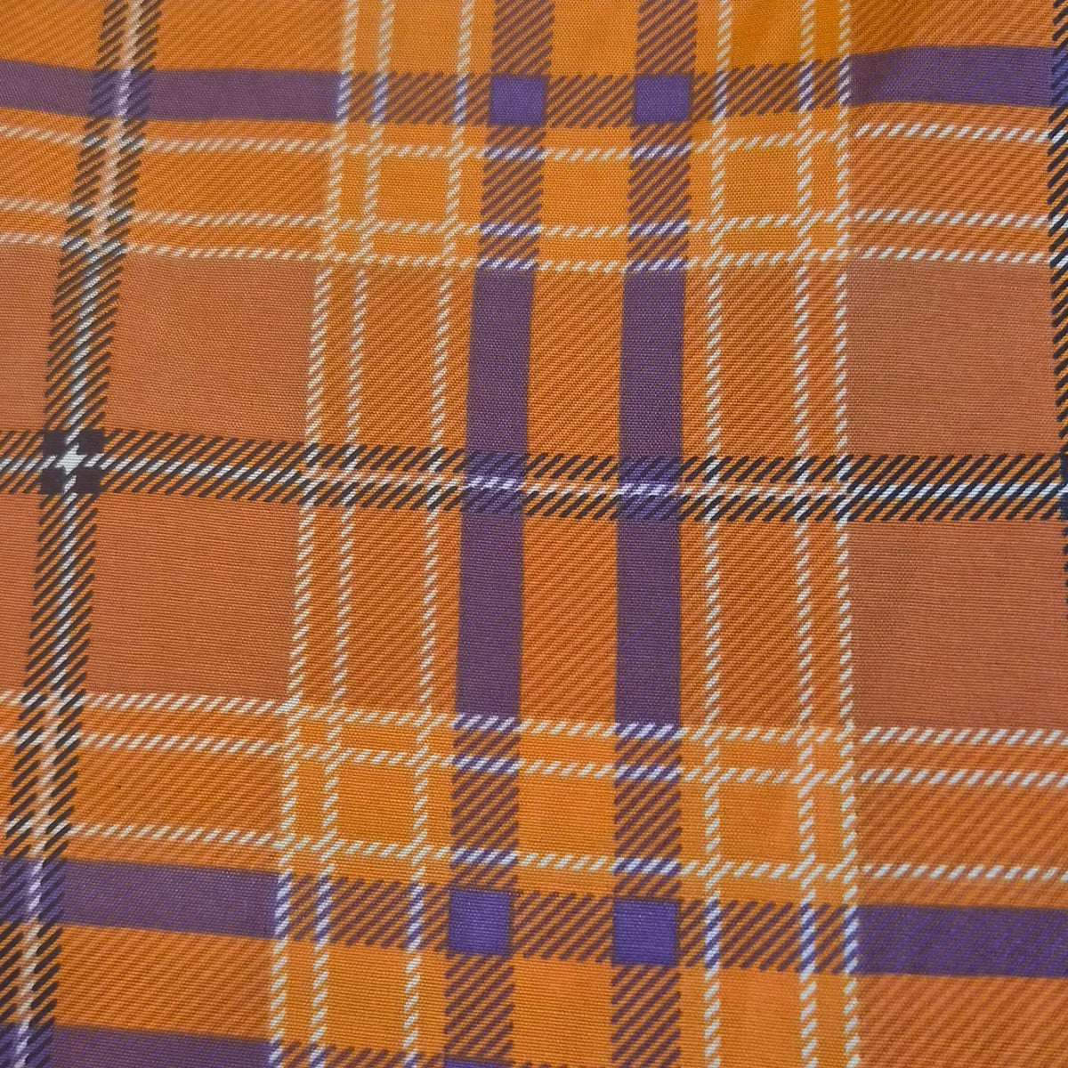 Sunset tartan silk