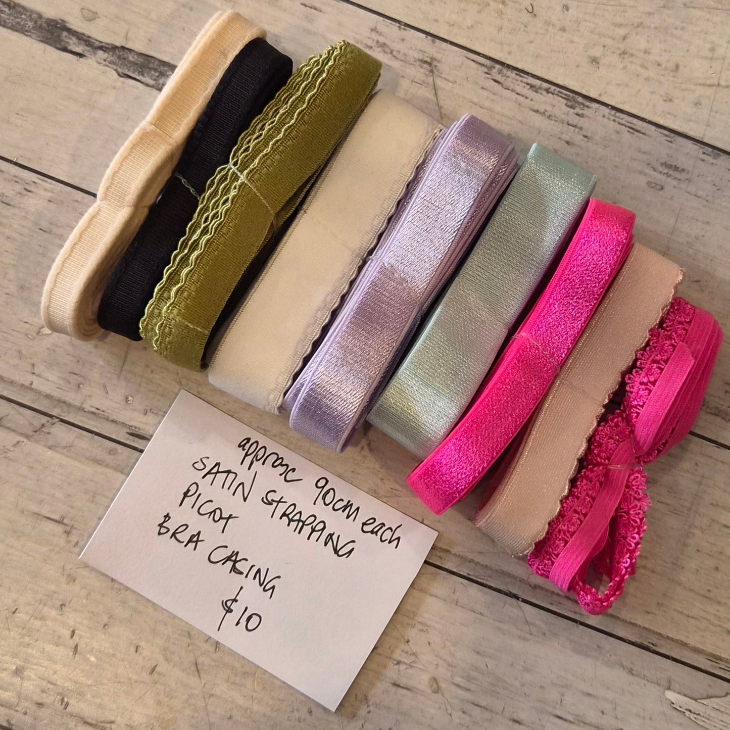 90cm Assorted elastic