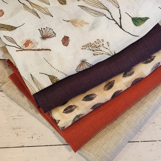 50. 5 pieces assorted linen and ramie