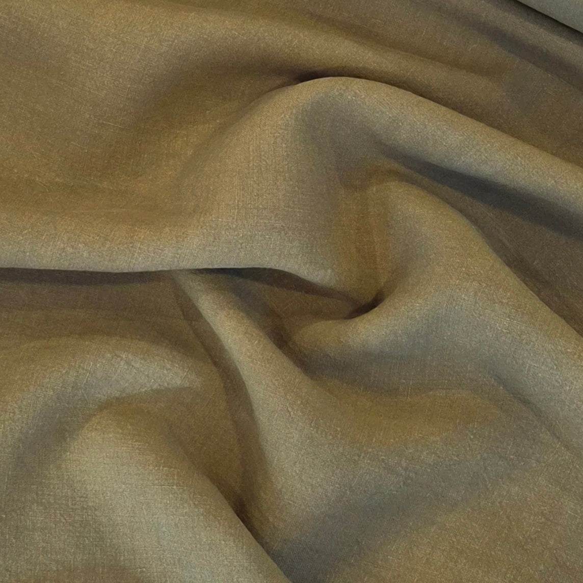 Dark olive linen