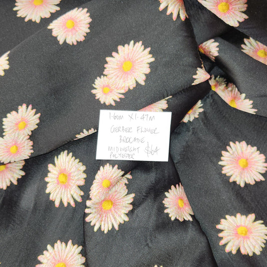 1.60m Gerber flower brocade