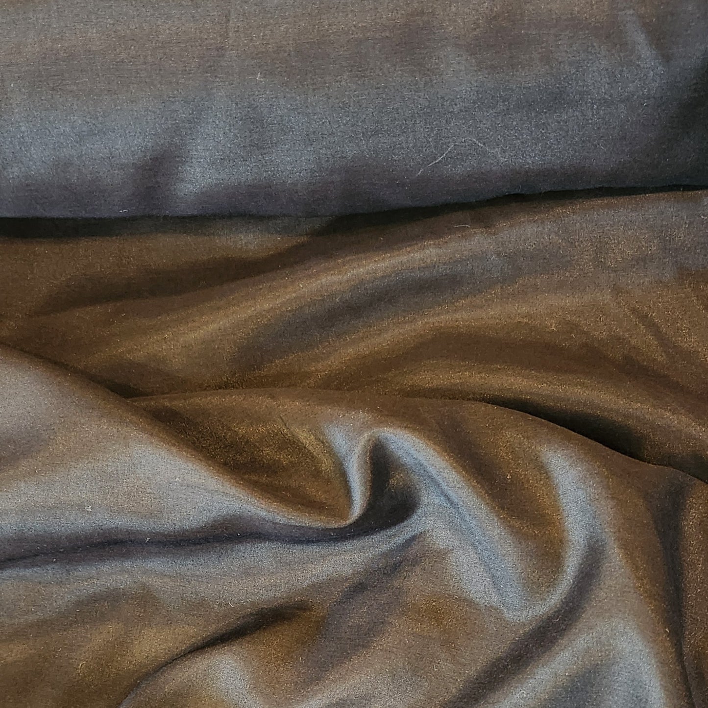 Black silk cotton voile