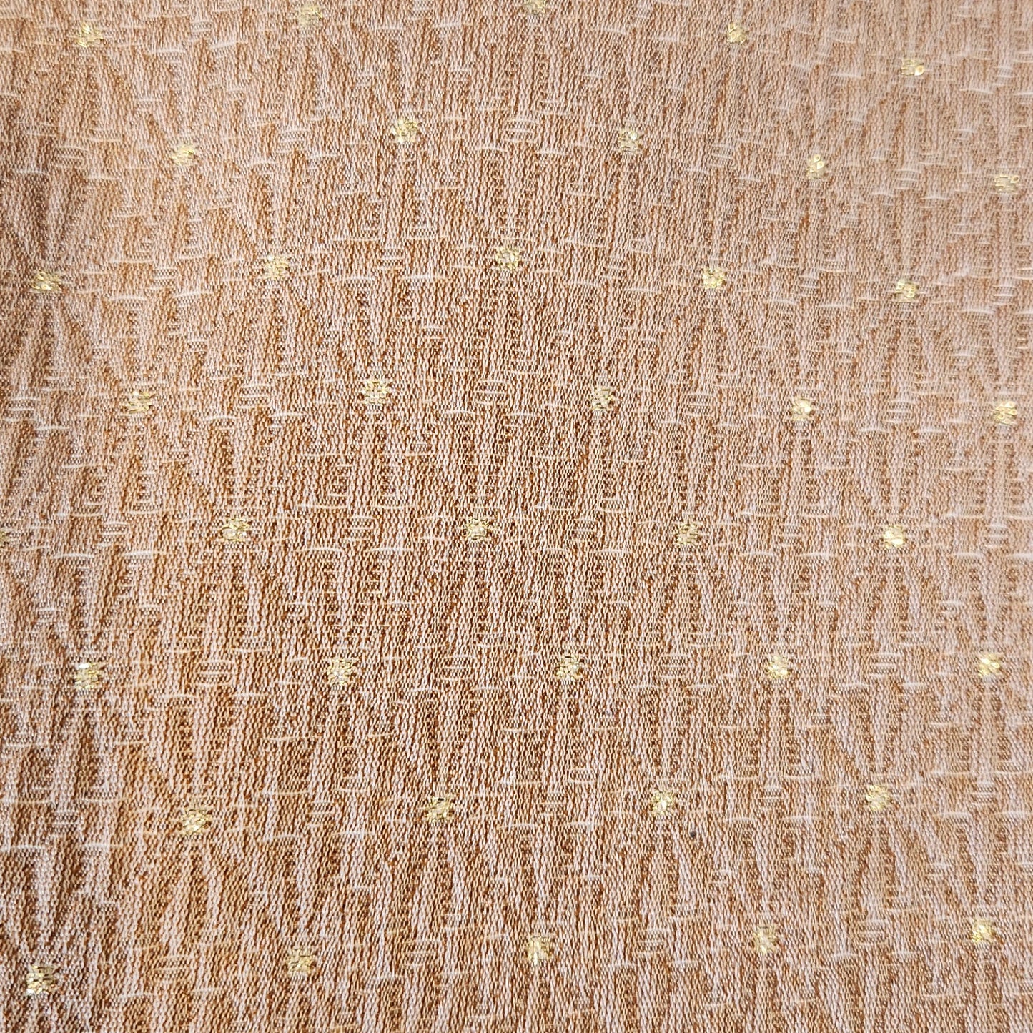 Maude mocha lurex suiting