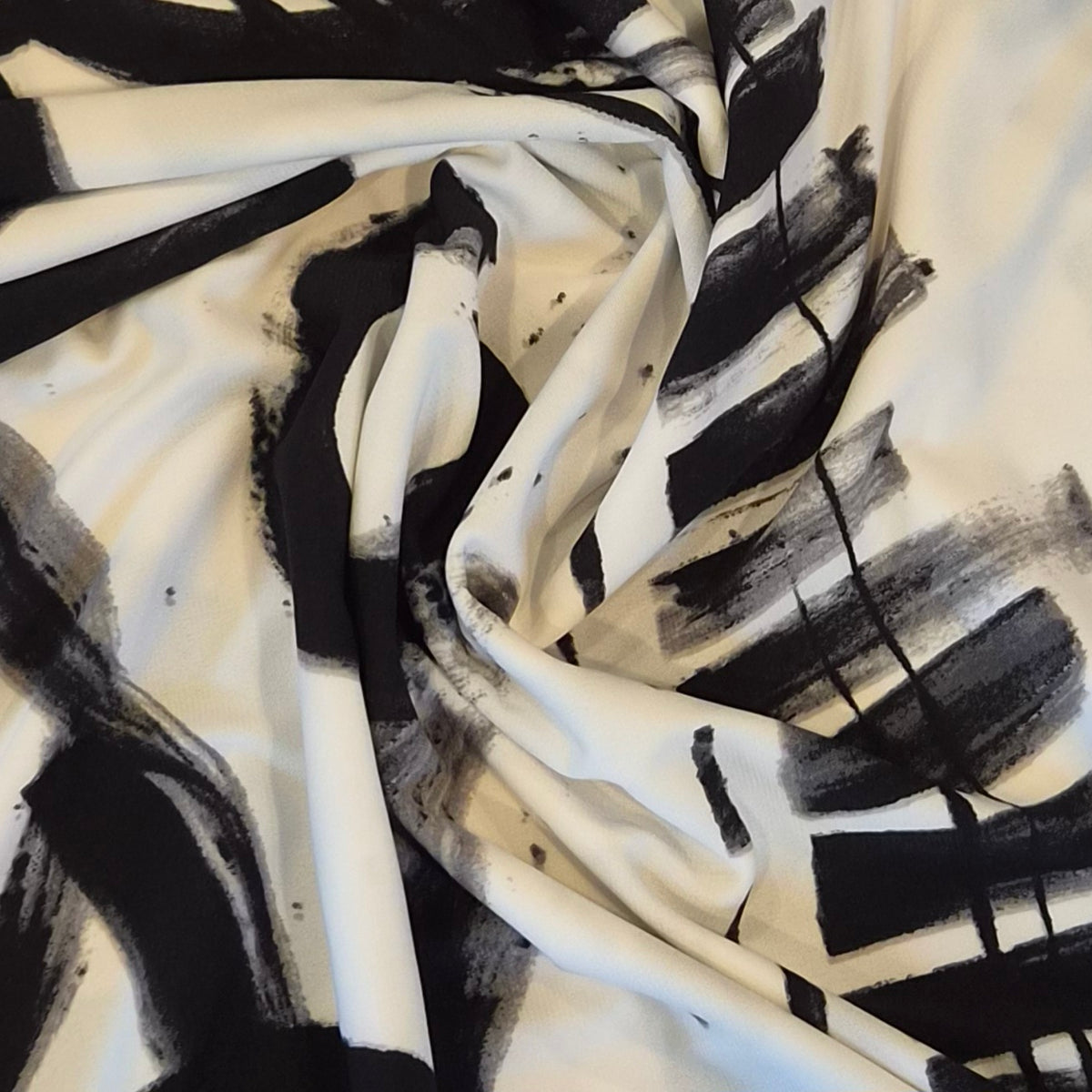Graffiti jersey knit