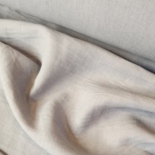 Duck egg organic linen