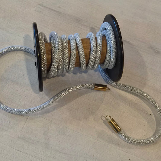 40cm Crystal's on rope with metal toggles