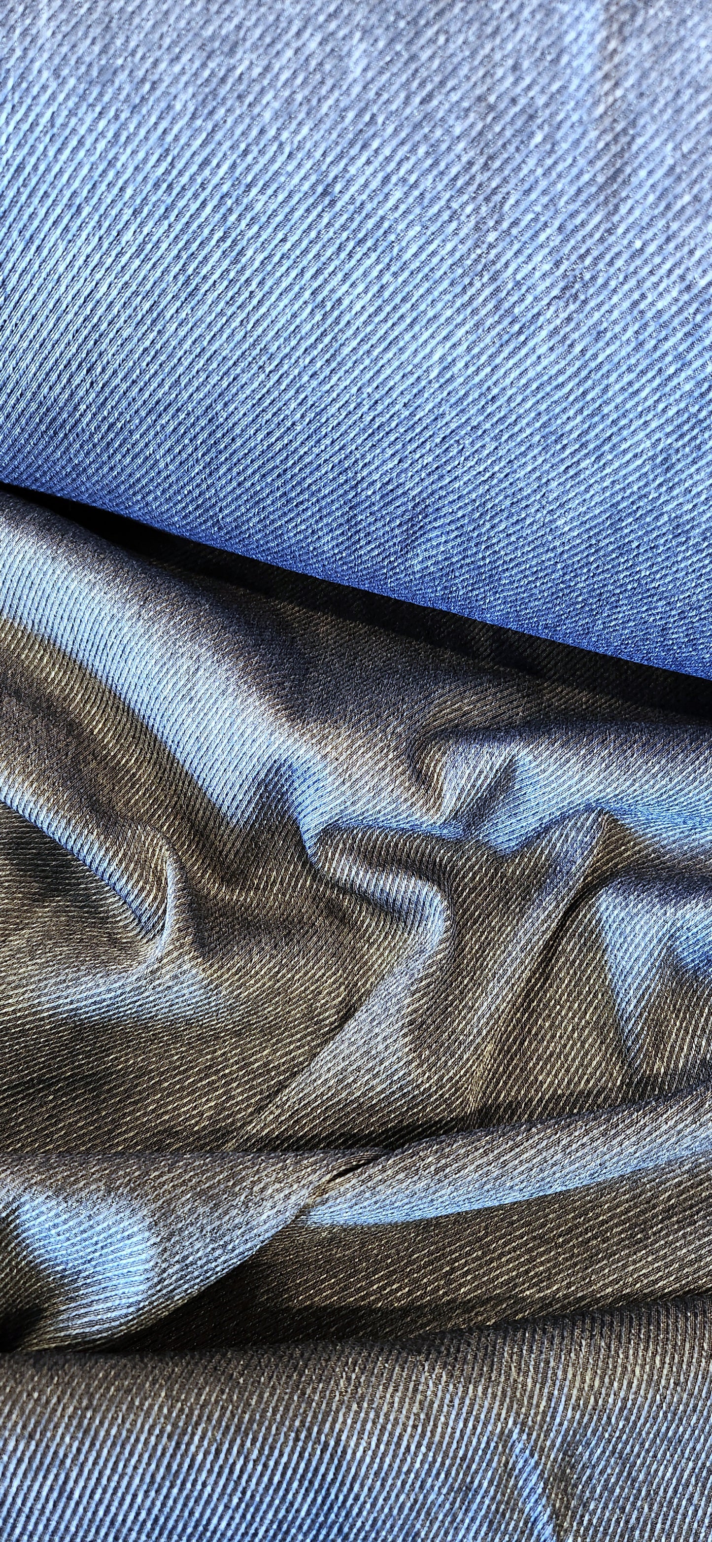 Zorba denim look stretch suiting