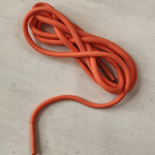 Tangerine toggled cord tie 160cm