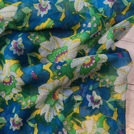 75cm Florence garden silk chiffon