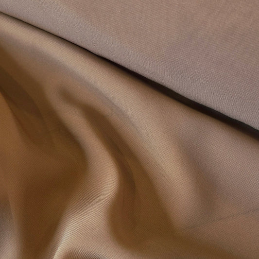 Cinnamon polyester georgette