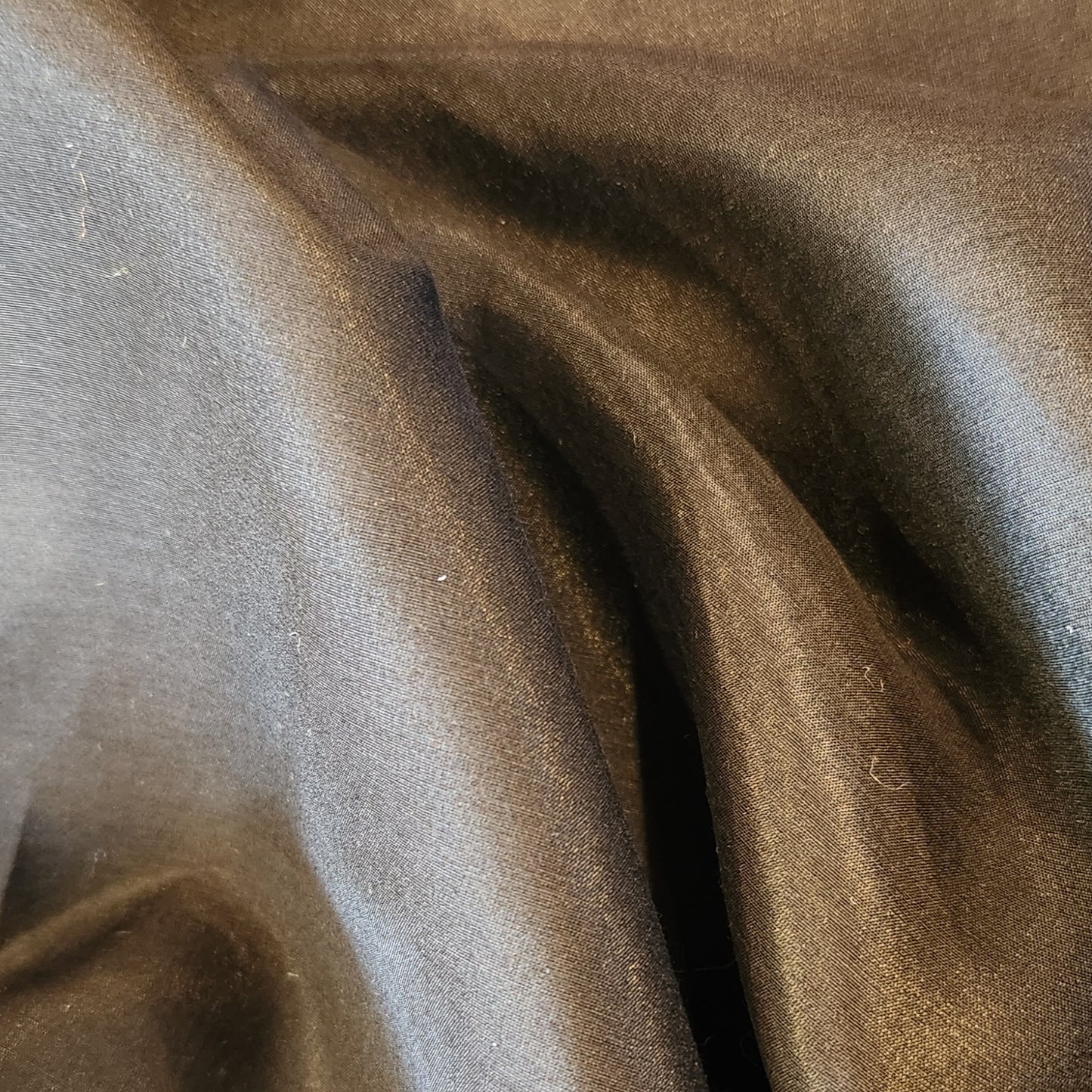 Black silk cotton voile