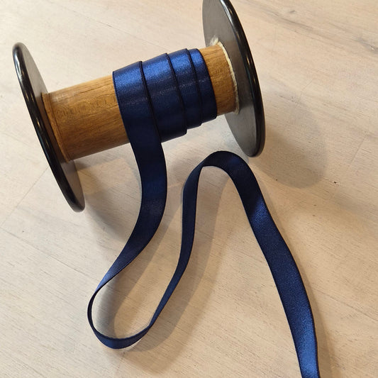 15mm Navy satin strapping