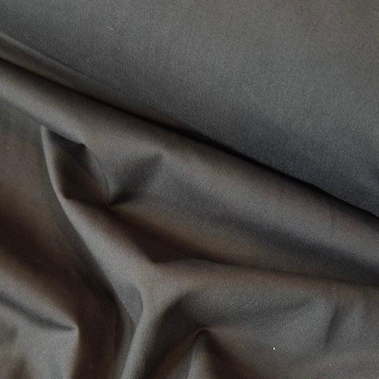 Suki black poplin