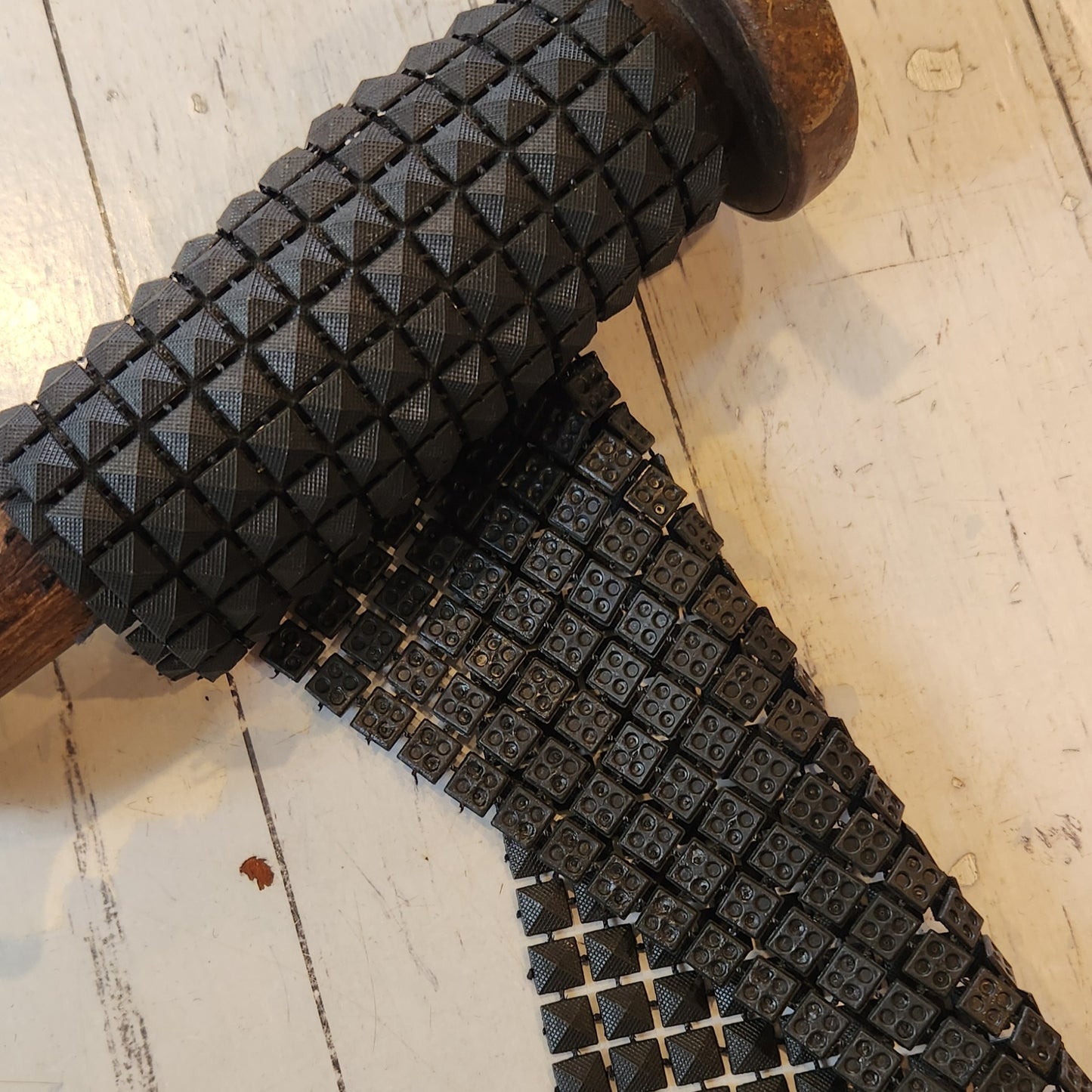 Black pyramid plastic trim